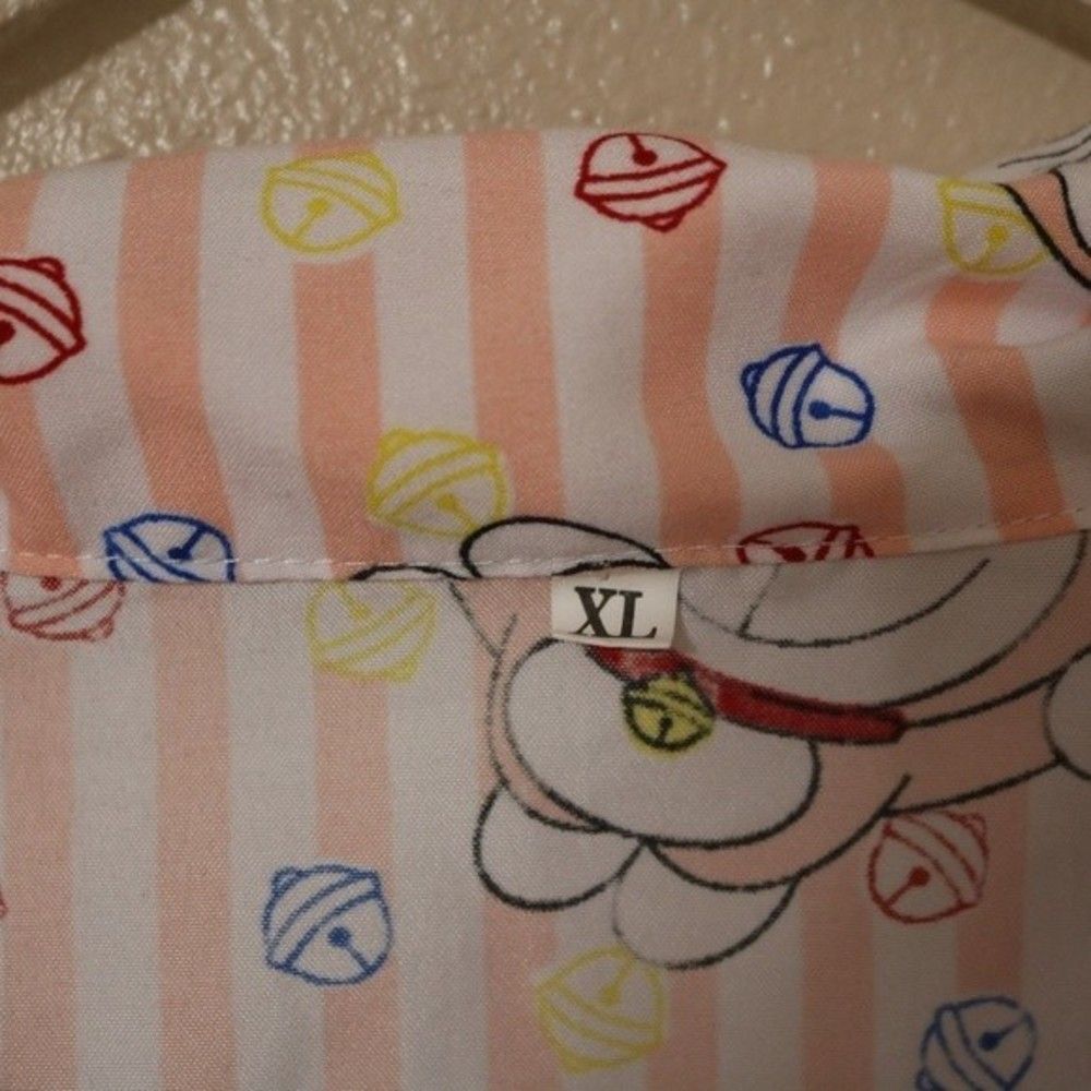 Doraemon Button Down Shirt XL - image 3